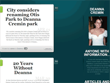 Tablet Screenshot of deannacremin.org